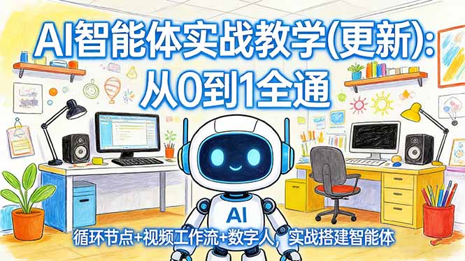AI智能体实战教学(更新-心思维创富网_网上创业教程_网络创业项目