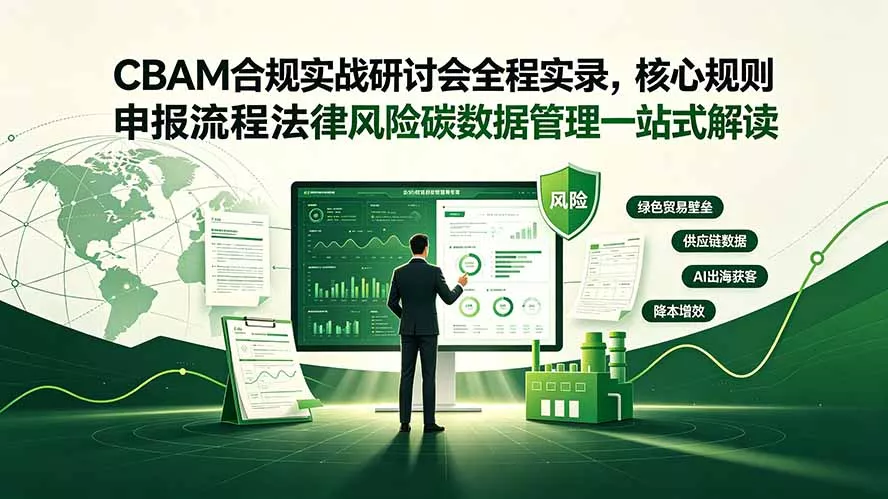 CBAM合规实战研讨会全程实录，核心规则申报流程法律风险碳数据管理一站式解读-心思维创富网_网上创业教程_网络创业项目