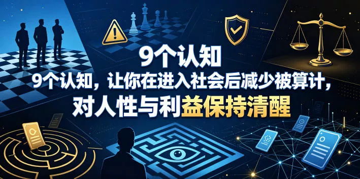 付费文章：9个认知，让你在进入社会后减少被算计，对人性与利益保持清醒-心思维创富网_网上创业教程_网络创业项目