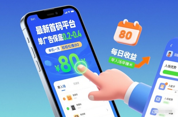 最新首码平台，单广告保底0.2-0.4，单机一天轻松撸80，早入场早賺米【揭秘】-心思维创富网_网上创业教程_网络创业项目