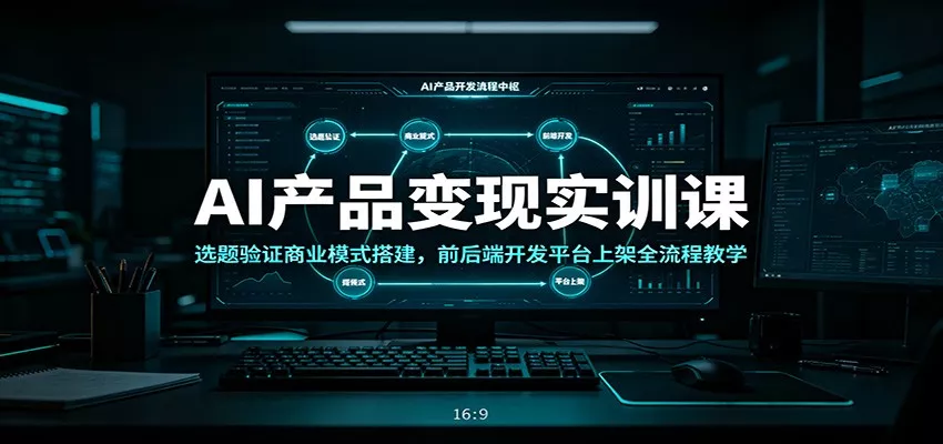 AI产品变现实训课：选题验证商业模式搭建，前后端开发平台上架全流程教学-心思维创富网_网上创业教程_网络创业项目