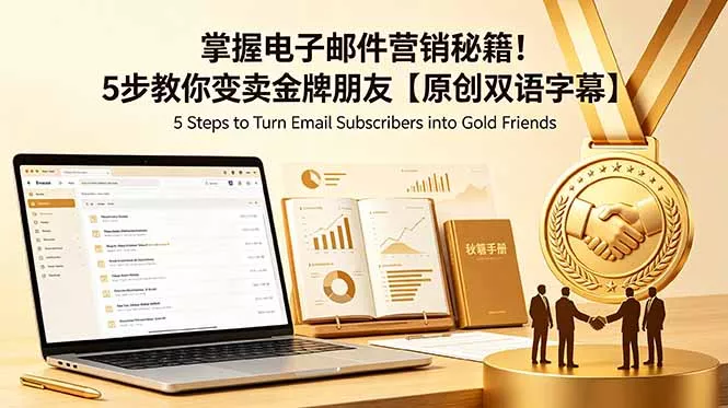 掌握电子邮件营销秘籍！5步教你变卖金牌朋友【原创双语字幕】-心思维创富网_网上创业教程_网络创业项目