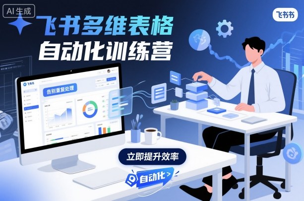 飞书多维表格自动化训练营，手把手教你告别重复处理，用多维表格开启高效办公新模式-心思维创富网_网上创业教程_网络创业项目