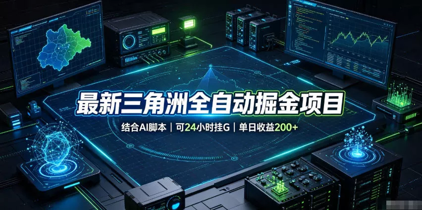 最新三角洲全自动掘金项目，结合AI脚本，可24小时挂G，单日收益200+【揭秘】-心思维创富网_网上创业教程_网络创业项目