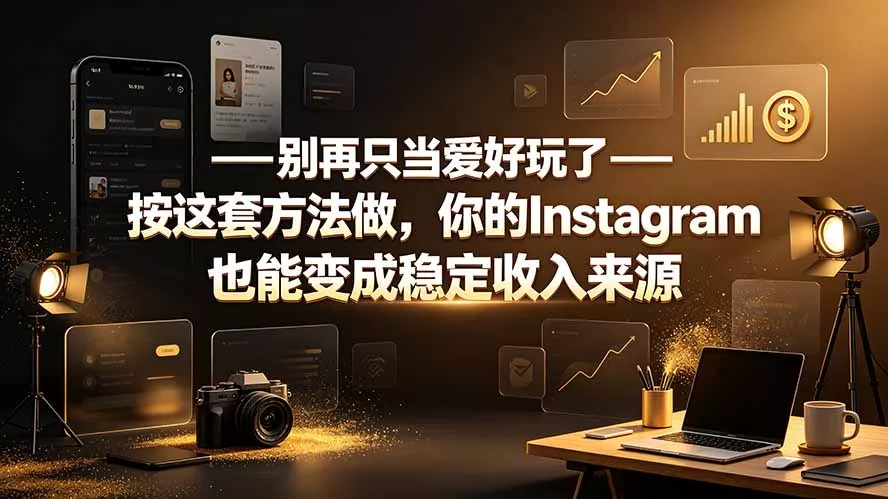 别再只当爱好玩了——按这套方法做，你的Instagram也能变成稳定收入来源-心思维创富网_网上创业教程_网络创业项目