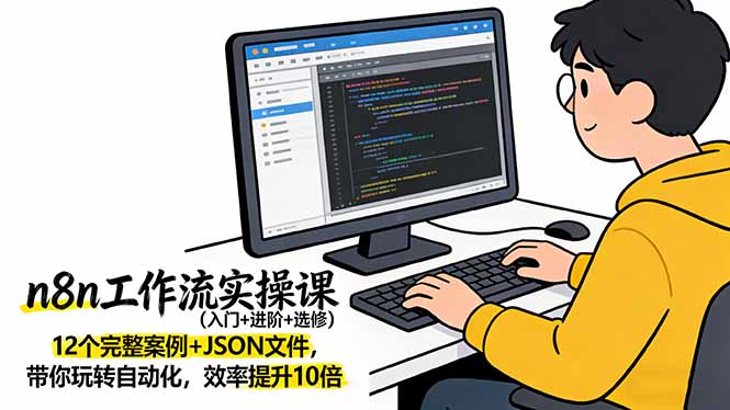 n8n工作流实操课(入门+进阶+选修-心思维创富网_网上创业教程_网络创业项目