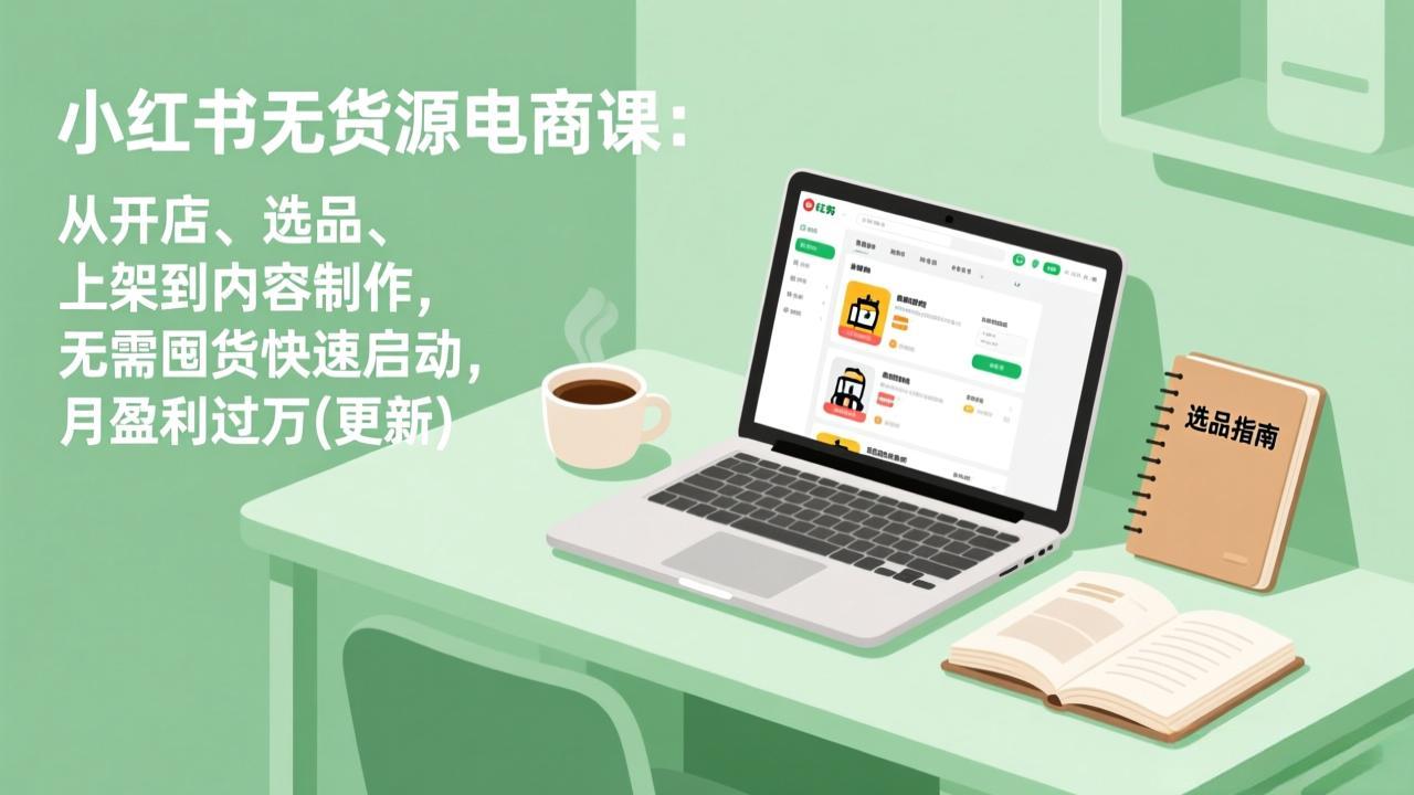 小红书无货源电商课(5月12更新-心思维创富网_网上创业教程_网络创业项目
