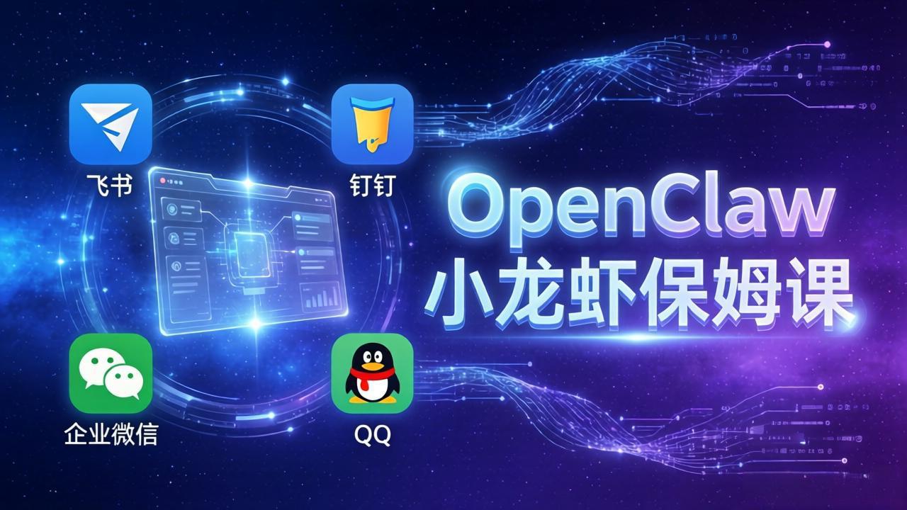 OpenClaw小龙虾保姆课： Windows/macOS/Linux/Docker全系统安装，飞书+钉钉+企业微信+QQ 全接入-心思维创富网_网上创业教程_网络创业项目