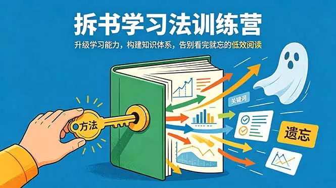 拆书学习法训练营，升级学习能力，构建知识体系，，告别看完就忘的低效阅读-心思维创富网_网上创业教程_网络创业项目
