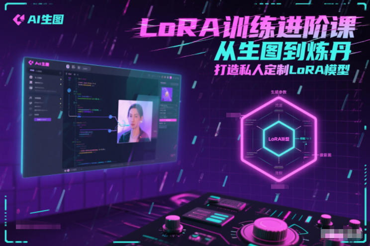 LoRA训练进阶课，从生图到炼丹，打造私人定制LoRA模型-心思维创富网_网上创业教程_网络创业项目