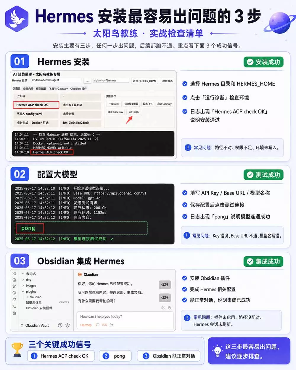 Hermes+Obsidian打造AI内容系统SOP；工具只是入口系统才是复利，从安装配置到知识库管理完整教学-心思维创富网_网上创业教程_网络创业项目