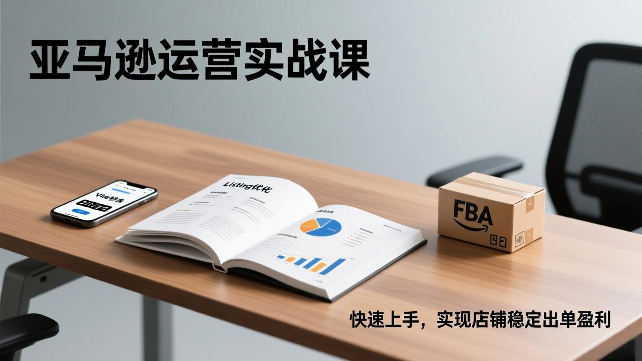 亚马逊运营实战课，Listing优化、Vine秒杀、FBA发货，快速上手，实现店铺稳定出单盈利-心思维创富网_网上创业教程_网络创业项目