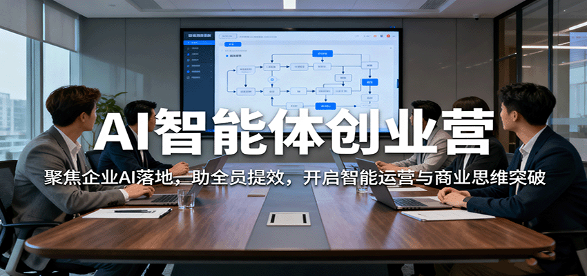 AI智能体创业营：聚焦企业AI落地，助全员提效，开启智能运营与商业思维突破-心思维创富网_网上创业教程_网络创业项目