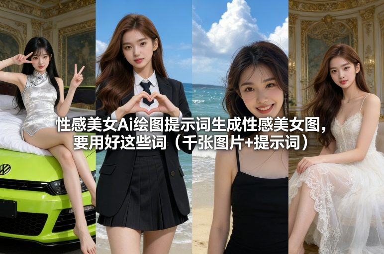 性感美女Ai绘图提示词生成性感美女图，要用好这些词(千张图片+提示词)-心思维创富网_网上创业教程_网络创业项目