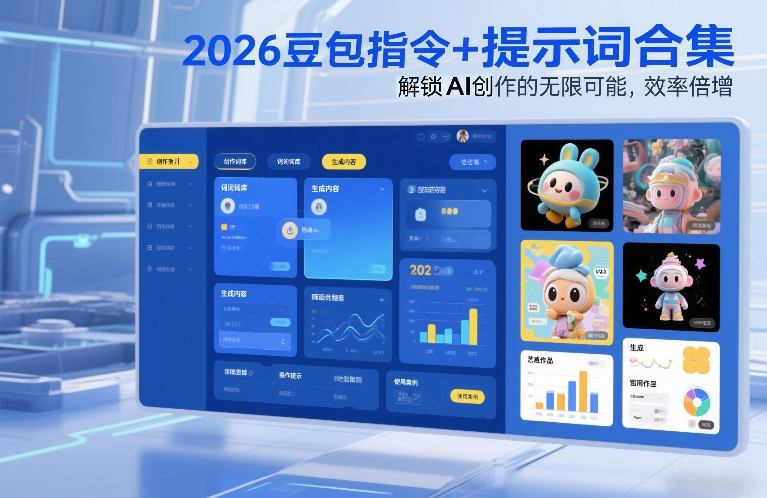 2026豆包指令+提示词合集，解锁AI创作的无限可能，效率倍增-心思维创富网_网上创业教程_网络创业项目