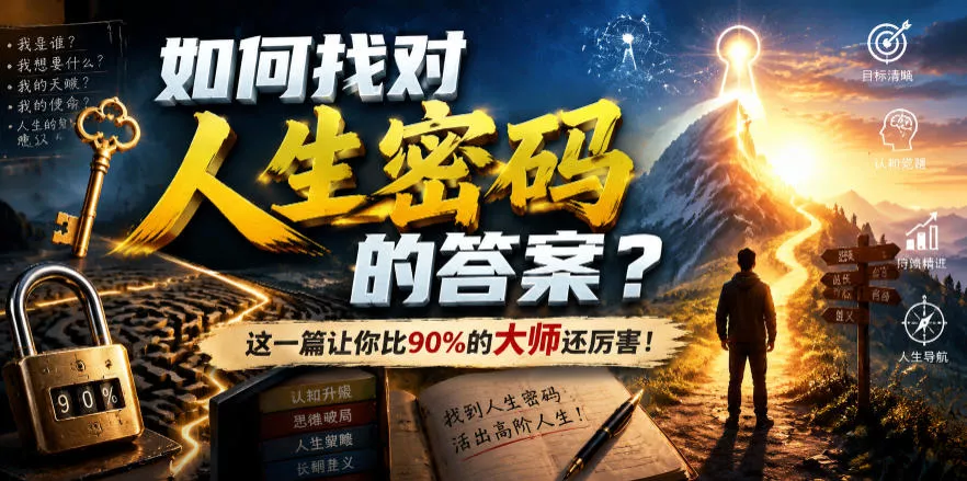 付费文章：如何找对人生密码的答案？这一篇让你比90%的大师还厉害！-心思维创富网_网上创业教程_网络创业项目