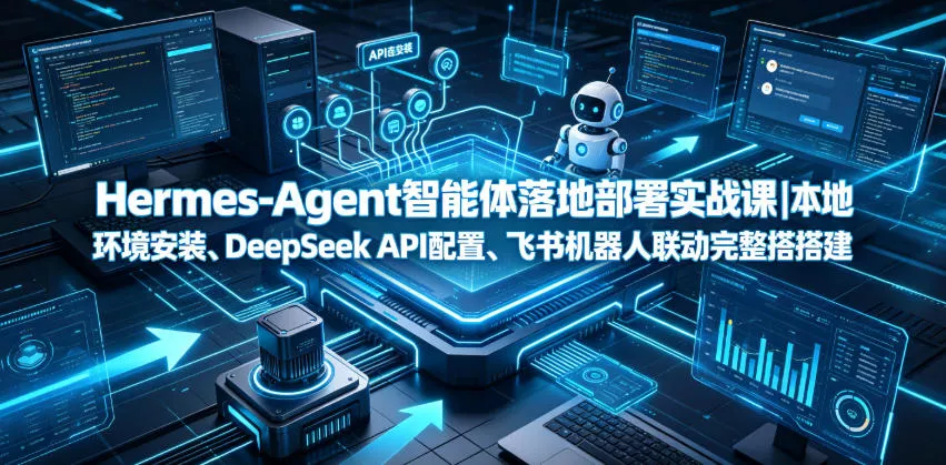 Hermes-Agent智能体落地部署实战课｜本地环境安装、DeepSeek API配置、飞书机器人联动完整搭建教程-心思维创富网_网上创业教程_网络创业项目