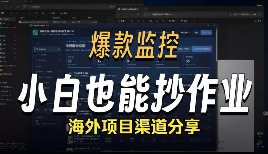 抖音爆款数据监控工具_海外网盘拉新渠道