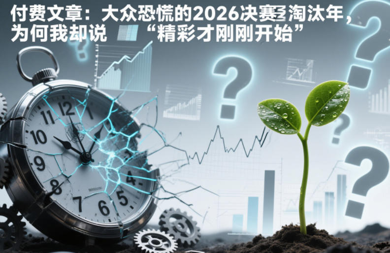 付费文章：大众恐慌的2026决赛淘汰年，为何我却说“精彩才刚刚开始”？-心思维创富网_网上创业教程_网络创业项目