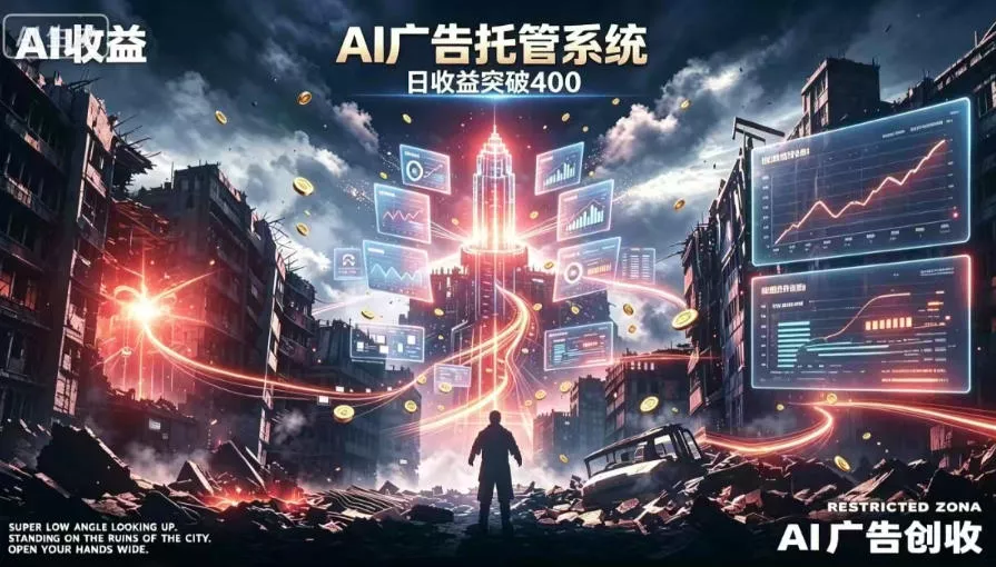 AI智能广告，全自动化运行，单日可达400+，小白新手0基础上手【揭秘】-心思维创富网_网上创业教程_网络创业项目
