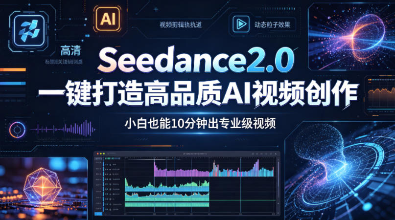 Seedance2.0一键打造高品质AI视频创作，小白也能10分钟出专业级视频-心思维创富网_网上创业教程_网络创业项目