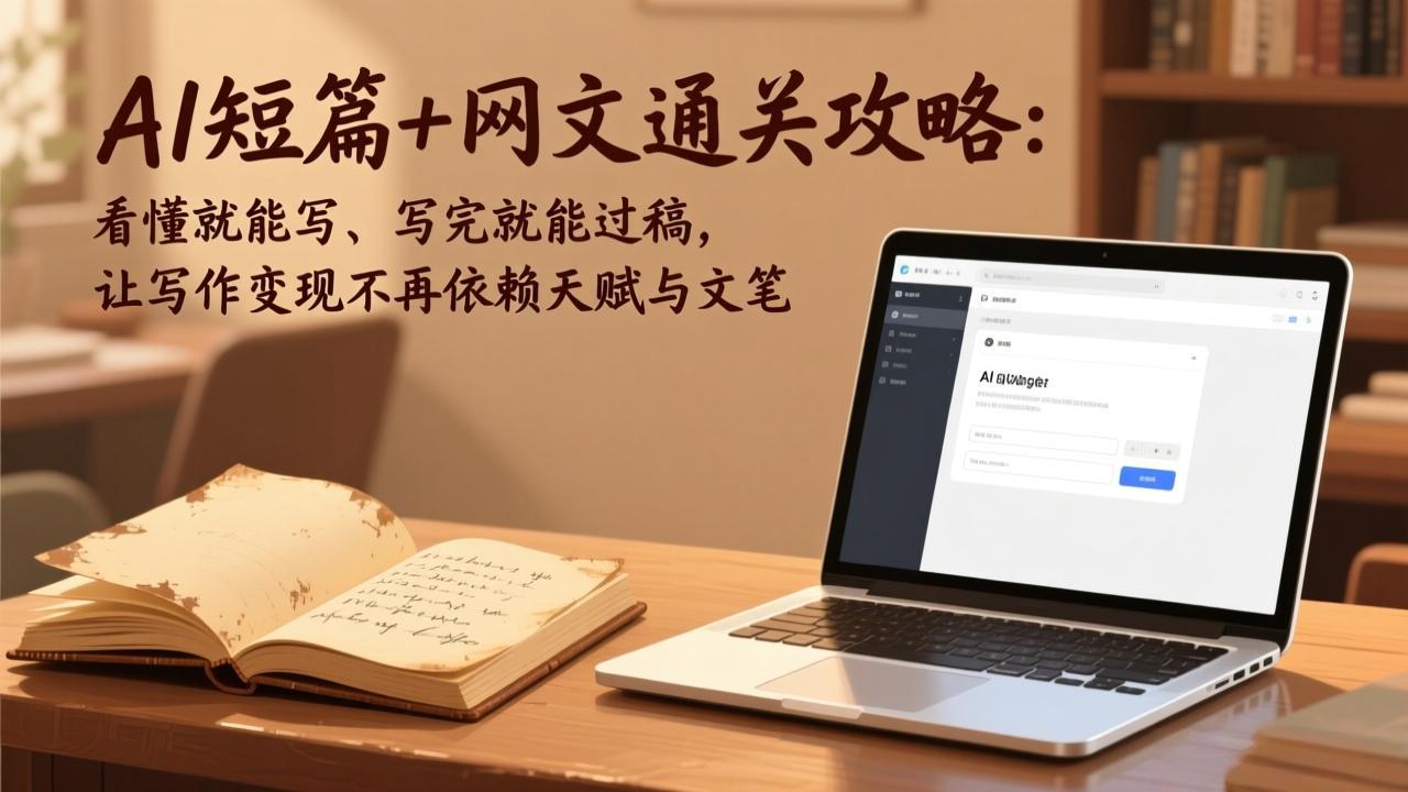 AI短篇+网文通关攻略-更新4月：看懂就能写、写完就能过稿，让写作变现不再依赖天赋与文笔-心思维创富网_网上创业教程_网络创业项目