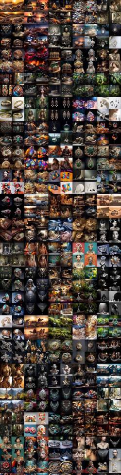 460+专业Midjourney珠宝摄影AI提示词戒指，项链-耳环-手链-宝石等，立即开始创作珠宝艺术-心思维创富网_网上创业教程_网络创业项目