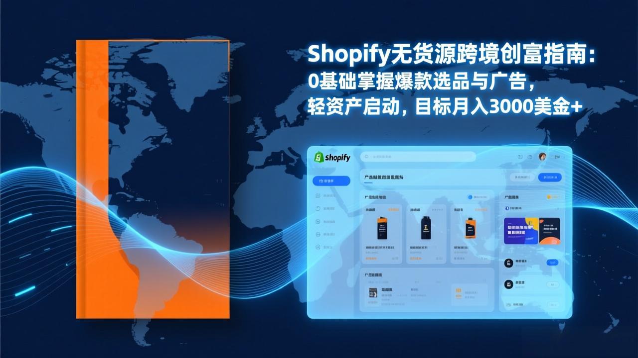 Shopify爆款打法实战：从选品到广告投放，复制爆款模型，驱动独立站月销售额破万刀-心思维创富网_网上创业教程_网络创业项目