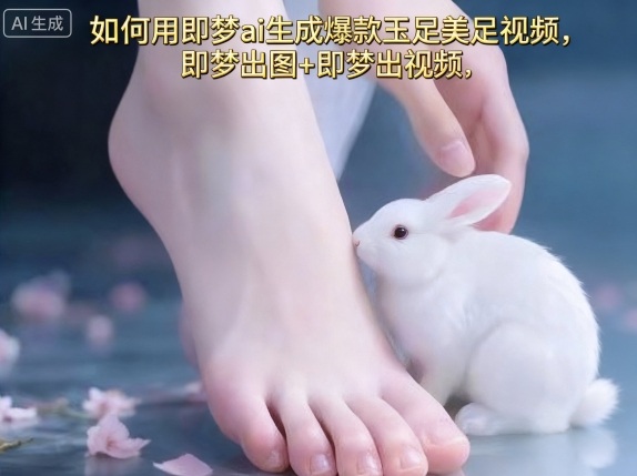 如何用即梦ai生成爆款玉足美足视频，即梦出图+即梦出视频，快速涨粉-心思维创富网_网上创业教程_网络创业项目