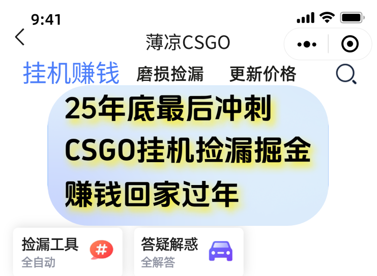 用CSGO游戏挂机捡漏掘金赚钱掘金，一部手机轻松日入500+-心思维创富网_网上创业教程_网络创业项目