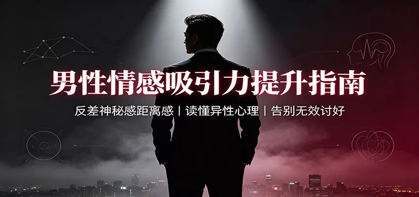 男性情感吸引力提升指南：反差神秘感距离感，读懂异性心理，告别无效讨好-心思维创富网_网上创业教程_网络创业项目