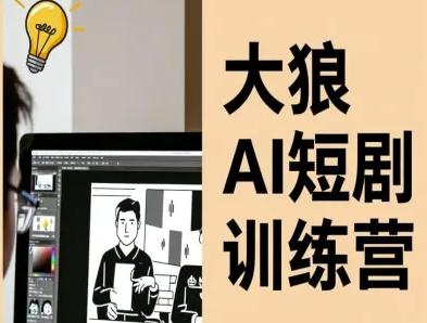 大狼AI短剧训练营-短剧课程(更新中)-心思维创富网_网上创业教程_网络创业项目