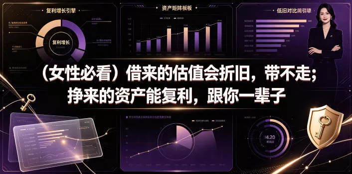 付费文章：(女性必看)借来的估值会折旧，带不走；挣来的资产能复利，跟你一辈子-心思维创富网_网上创业教程_网络创业项目