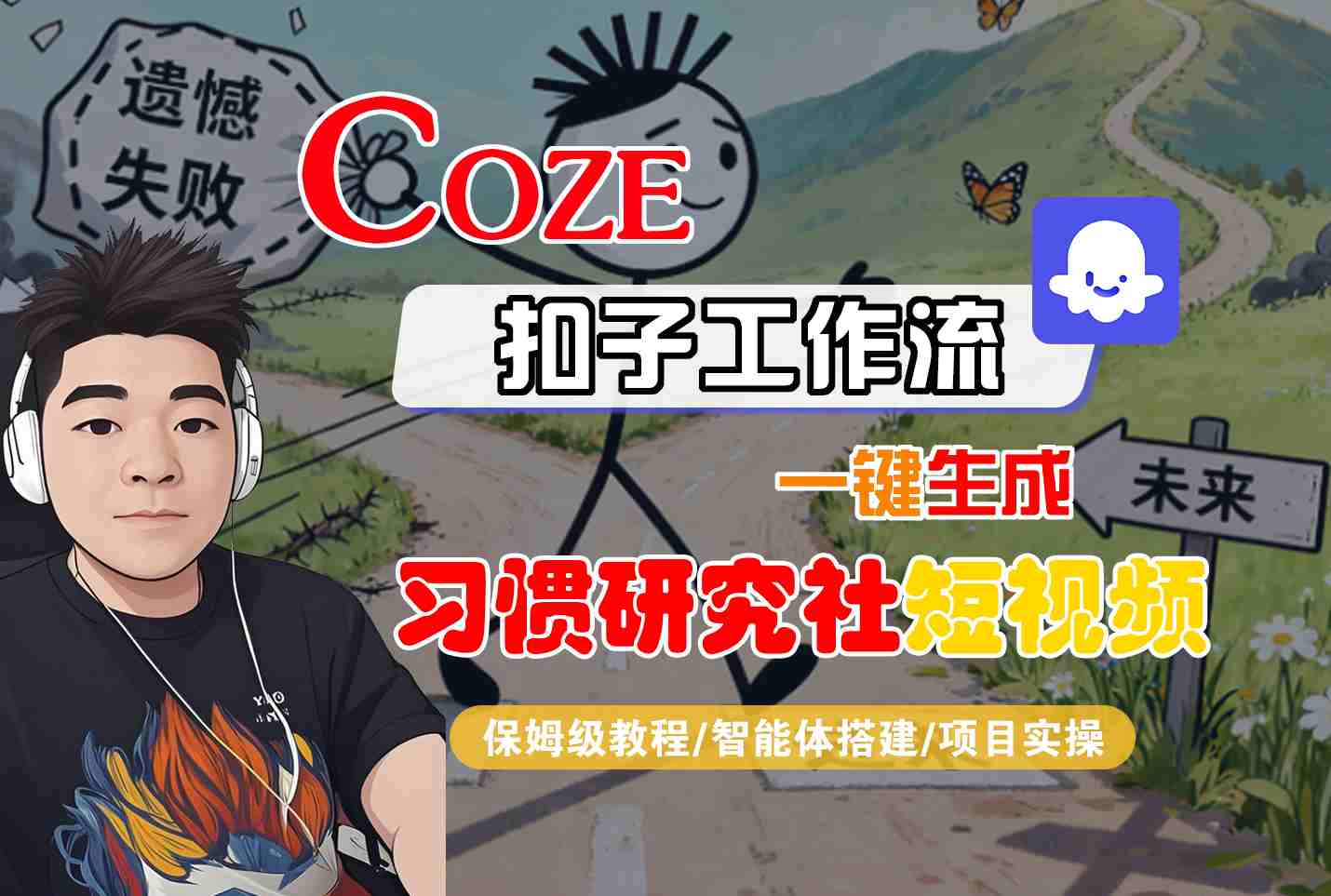 Coze扣子智能体工作流一键生成“习惯研究社“短视频，全流程保姆级教学-心思维创富网_网上创业教程_网络创业项目