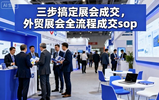 三步搞定展会成交，外贸展会全流程成交sop-心思维创富网_网上创业教程_网络创业项目