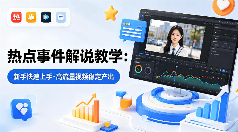 某大V的热点事件解说教学，新手也能快速上手，稳定产出高流量解说视频-心思维创富网_网上创业教程_网络创业项目