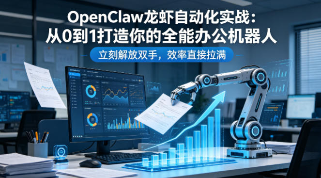 OpenClaw龙虾自动化实战：从0到1打造你的全能办公机器人，立刻解放双手，效率直接拉满-心思维创富网_网上创业教程_网络创业项目